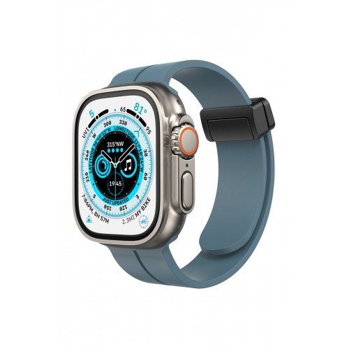 Newface Apple Watch 38mm KR412 Elegance Stylısh Kordon - Mavi