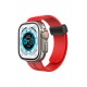 Newface Apple Watch 38mm KR412 Elegance Stylısh Kordon - Kırmızı