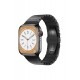 Newface Apple Watch 38mm KR413 Fine Steel Kordon - Siyah