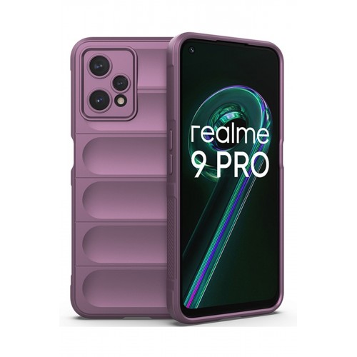 Newface Realme 9 Pro 5G Kılıf Optimum Silikon - Mor