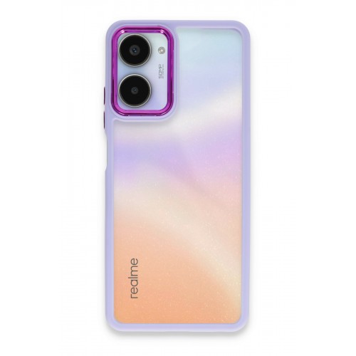 Newface Realme 10 Pro 5G Kılıf Dora Kapak - Lila