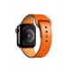 Newface Apple Watch 40mm KR415 Luaz Deri Kordon - Turuncu