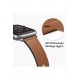 Newface Apple Watch 40mm KR415 Luaz Deri Kordon - Turuncu