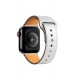 Newface Apple Watch 41mm KR415 Luaz Deri Kordon - Beyaz