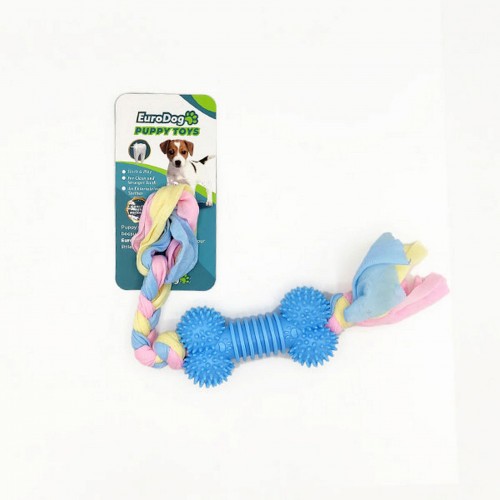 EuroDog Puppy Toys Mavi Kemik Diş Kaşıma Oyuncağı