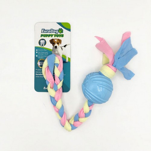 EuroDog Puppy Toys Mavi Top Diş Kaşıma Oyuncağı