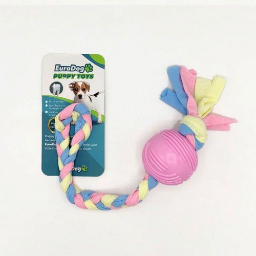 EuroDog Puppy Toys Pembe Top Diş Kaşıma Oyuncağı