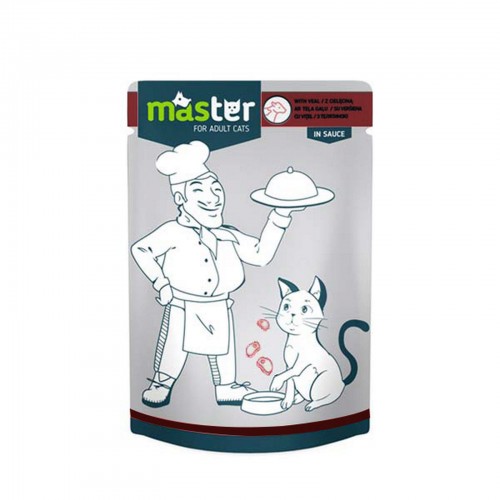 Master Dana Etli Pouch Kedi Maması Jöle 80 Gr