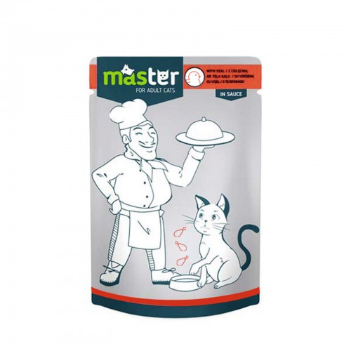 Master Kümes Hayvanlı Pouch Kedi Maması Jöle 80 Gr