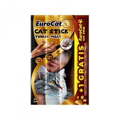 EuroCat CatStick Hindi Etli 4x5 gr