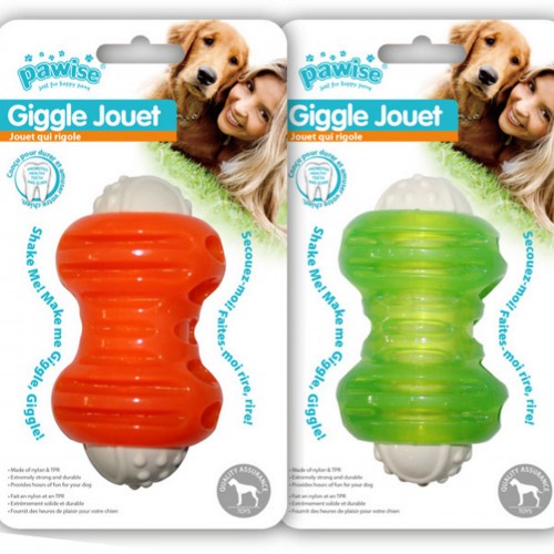 Pawise Giggle Jouet Sesli Kauçuk Kemik Köpek Oyuncağı 12 cm