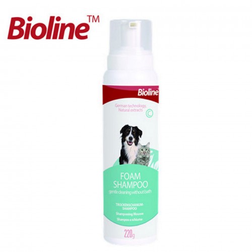 Bioline Kedi ve Köpek Köpük Şampuan 220 Gr