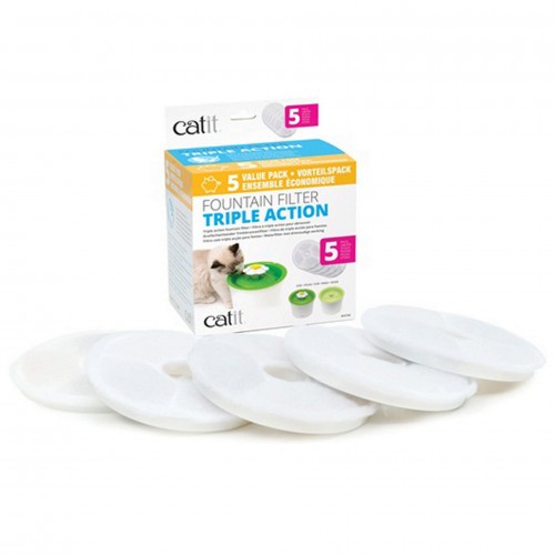 Catit 2.0 Triple Action Filter 5 pack