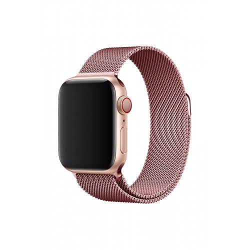 Newface Apple Watch 40mm Metal Mıknatıslı Kordon - Rose