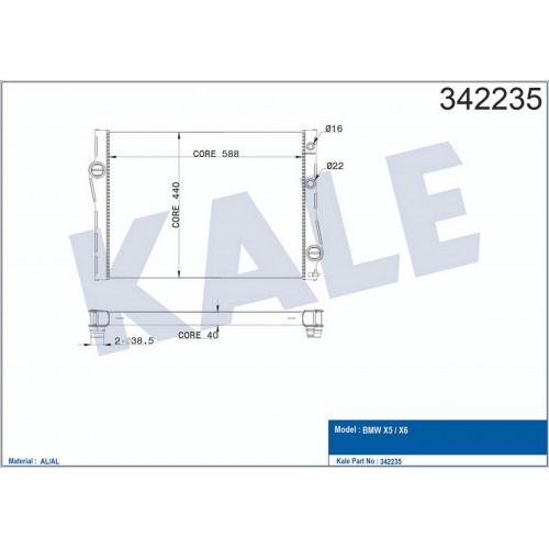 MOTOR SU RADYATORU BMW F15 F16 E70 E71 E72