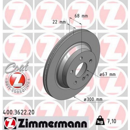 FREN DISKI ARKA MERCEDES X204 W211 C219 C218 W212 S212