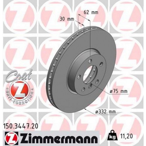 FREN DISKI ON 332mm BMW E70 F15 E71 F16