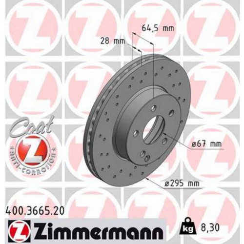 FREN DISKI ÖN MERCEDES W204 S204 C204 R197 C197