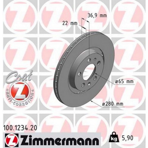 ÖN FREN AYNASI GOLF IV 97-06 BORA 98-05 OCTAVIA 99 TOLEDO II-LEON 99-06 A3 99 280x22x5DLxHAVALI 986478852-DF2804-DF2804BP