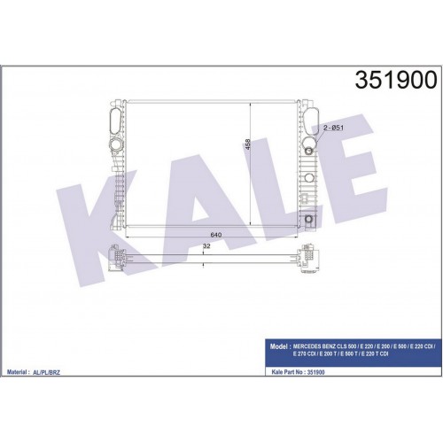 MOTOR SU RADYATORU MERCEDES C219 W211 S211