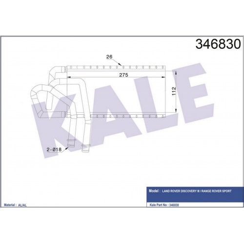 MOTOR SU RADYATORU 276DT 406PN DISCOVERY 3 L319 04 09 368DT 428PS R.R SPORT 1 L320