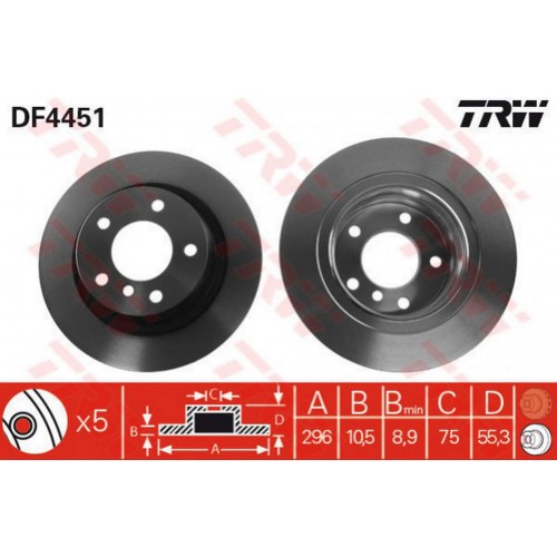 FREN DISKI ARKA BMW E81 E87 E90