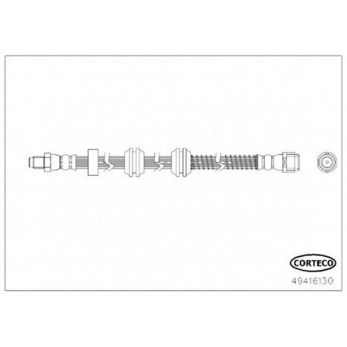 FREN HORTUMU ARKA MERCEDES X166 W166 C292