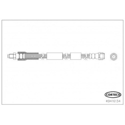 FREN HORTUMU ÖN MERCEDES W205 S205 C205 W213 S213 C238 A238