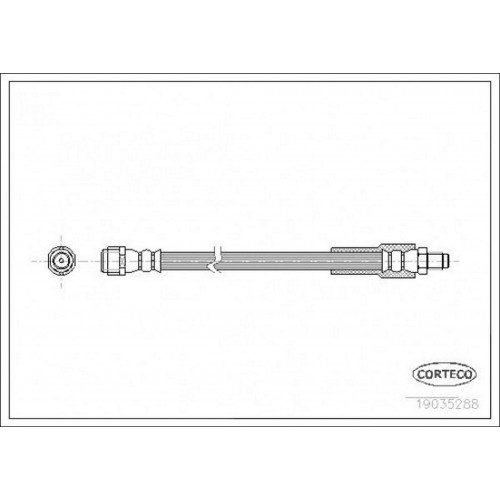 FREN HORTUMU ARKA MERCEDES VIANO W639 03 VITO W639 03