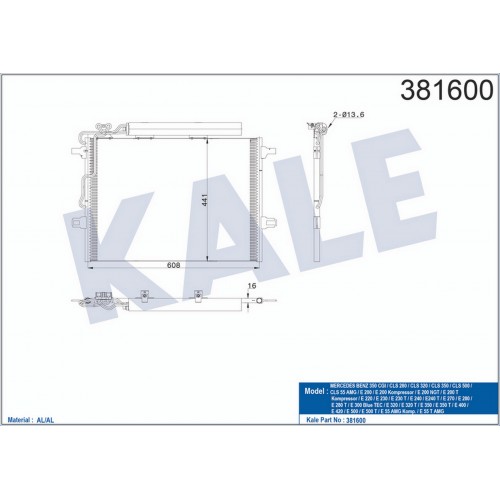 KLIMA RADYATORU MERCEDES C219 W211 S211