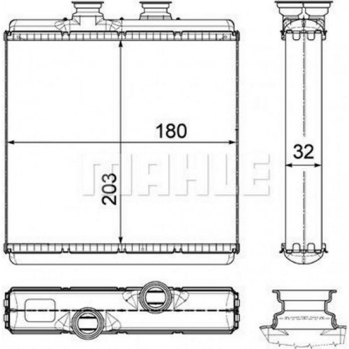 KALORIFER RADYATORU MERCEDES W204 W212 C218 R231 C190 R197