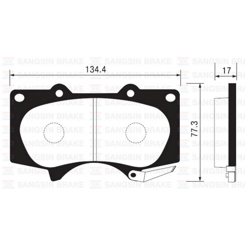 ÖN BALATA LAND CRUISER J12 3.0D-4.0 03 GDB3364