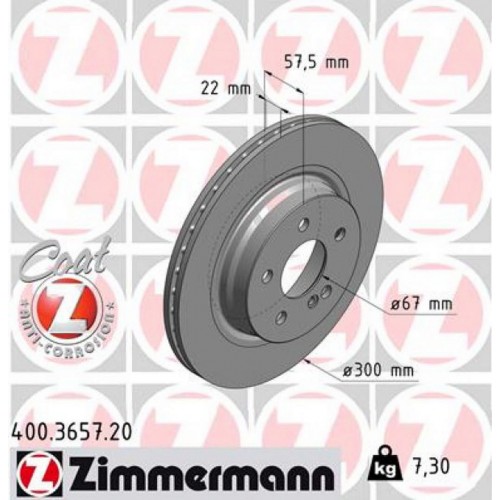 FREN DISKI ARKA MERCEDES W204 S204 C207 A207