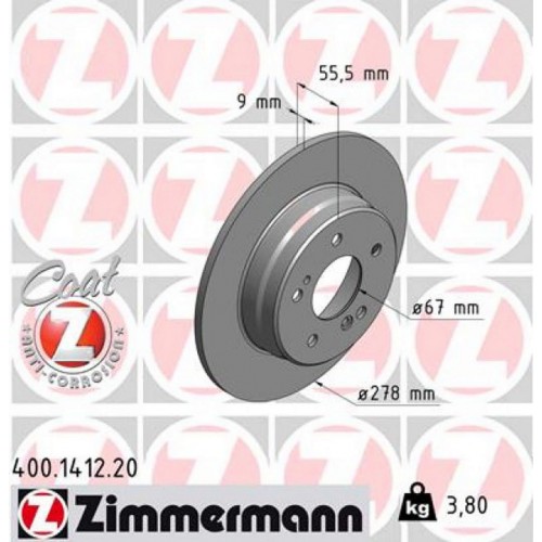 FREN DISKI ARKA MERCEDES W202 W203 CL203 W210 C208 W124