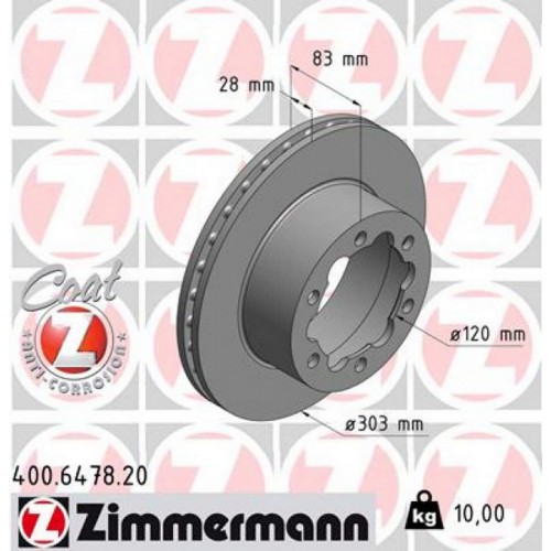 FREN DISKI ARKA CIFT TEKER MERCEDES SPRINTER B906 B907 . VW CRAFTER 30-35-50