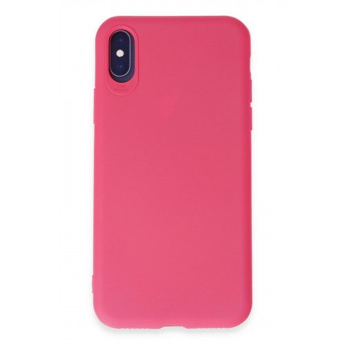 Newface iPhone X Kılıf First Silikon - Pembe