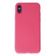 Newface iPhone X Kılıf First Silikon - Pembe