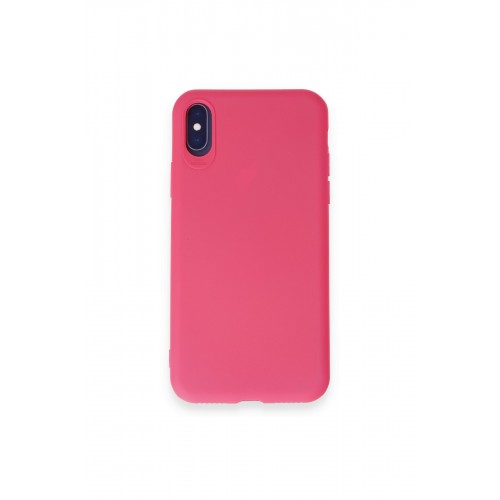 Newface iPhone XS Kılıf First Silikon - Pembe