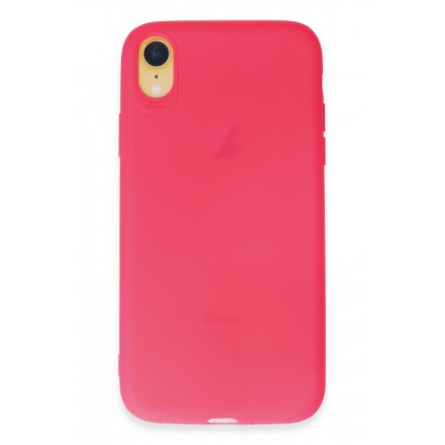 Newface iPhone XR Kılıf First Silikon - Pembe