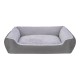 Pet Comfort Bravo Duo  Köpek Yatağı Gri/Gri Peluş XL 105x80cm