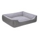 Pet Comfort Bravo Duo  Köpek Yatağı Gri/Gri Peluş XL 105x80cm