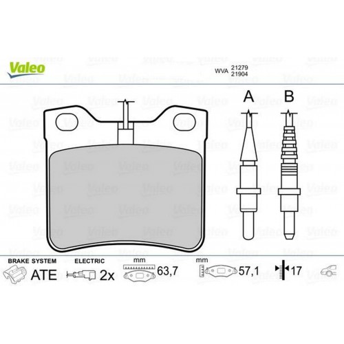 FREN BALATASI ARKA MERCEDES W638 B901 B902 . PEUGEOT 406 605