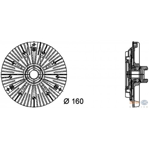 FAN TERMIGI BMW M41 M51 E30 E34 E36 TD TDS