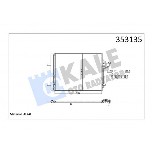 KLIMA RADYATORU FOCUS III 11 17 1.6 ECOBOOST C-MAX II 11 1.6 ECOBOOST -2.0 TDCI