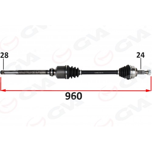 KOMPLE AKS SAG ON C5 III 08-15 JUMPY II 06- 407 04- EXPERT 07- 1.6HDI-SCUDO 1.6 MJT 07-