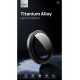 URR iPhone 14 Pro Titanium Alloy Kamera Lens Koruyucu - Gümüş