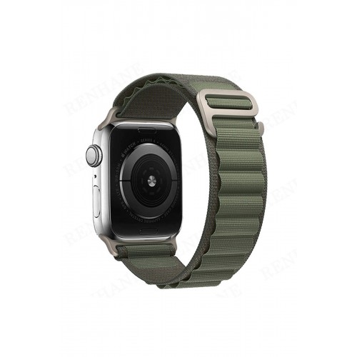 Newface Apple Watch 42mm Mountain Kordon - Yeşil