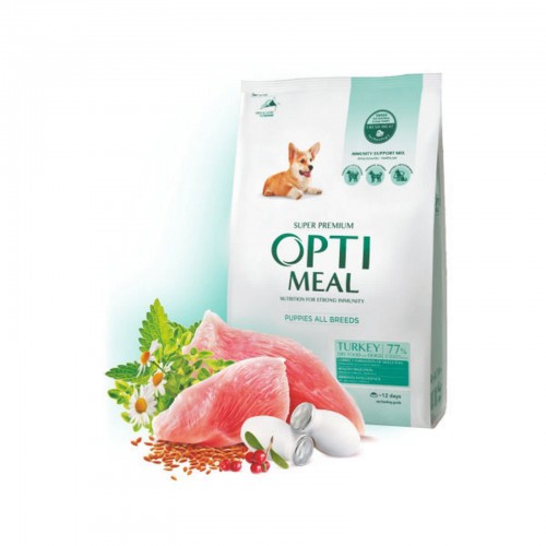 Optimeal Süper Premium Hindili Her Irk Yavru Köpek Maması 1,5 Kg