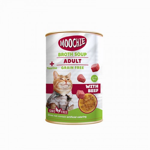 MOOCHIE ET SUYU ÇORBA DANA ETLI YET.KEDI 135ML X 6 ADET