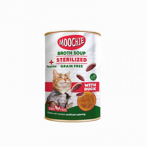 MOOCHIE ET SUYU ÇORBA ÖRDEKLI KISIR.KEDI 135ML X 6 ADET